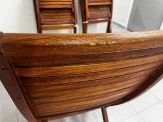 Conjunto Mesa y Sillas de Terraza en Madera