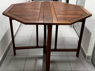 Conjunto Mesa y Sillas de Terraza en Madera