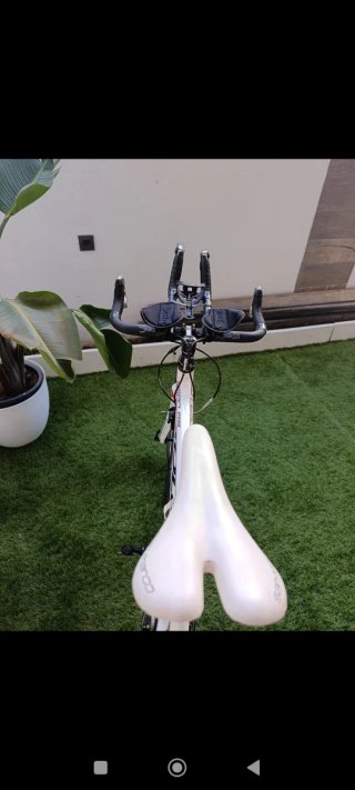 Bicicleta Triatlón Ridley Blanca y Roja