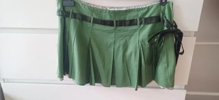 Minifalda Zara. Verde botella