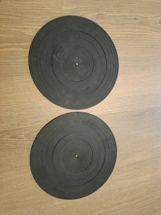 Alfombrillas antiestáticas para tocadiscos