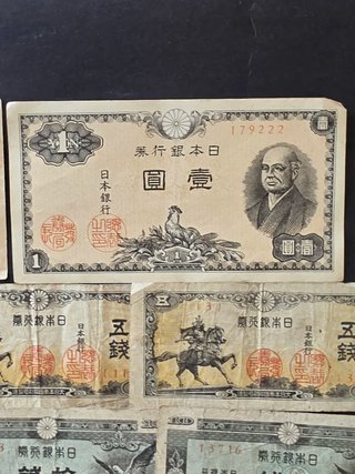 Billetes Japón Segunda Guerra Mundial