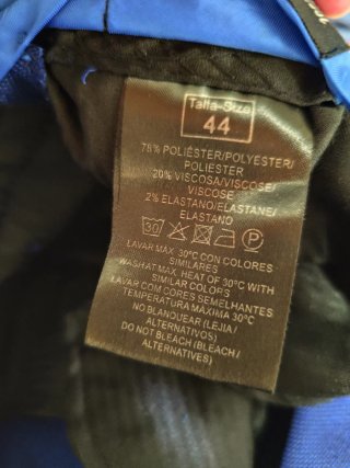 Traje de hombre azul