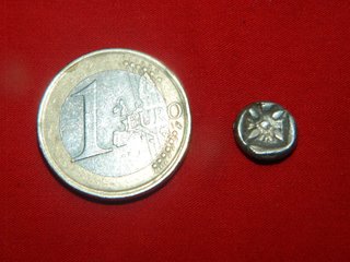 Obol Griego de Ionia Miletos Siglo V AC 0,8 gramos