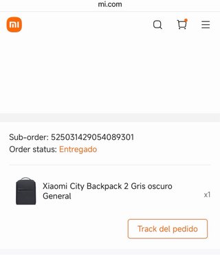 Mochila Xiaomi City Backpack 2 Gris Oscuro