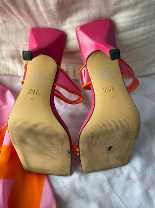 Conjunto Mango Satinado + Sandalias Zara