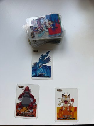 Lamincards Pokémon 2006 Kyogre, Groudon, Meowth