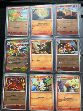 Colección Cartas Pokémon Megaevolución