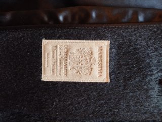 Abrigo Lana Mohair Vintage Negro Woolmark