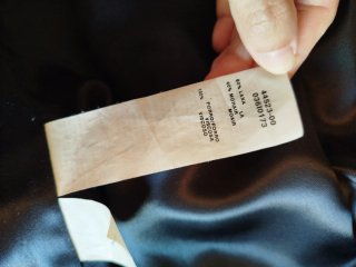 Abrigo Lana Mohair Vintage Negro Woolmark