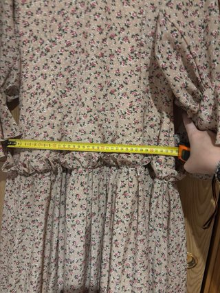 Vestido flamenco hecho a mano talla única (S-M)