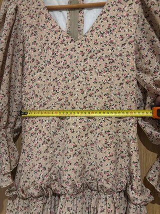 Vestido flamenco hecho a mano talla única (S-M)