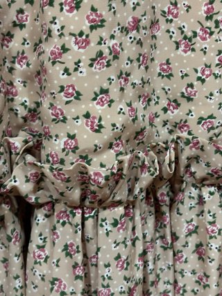 Vestido flamenco hecho a mano talla única (S-M)