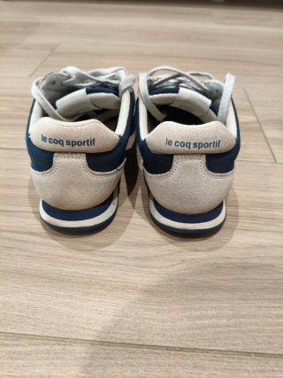 Zapatillas Le Coq Sportif Beige y Azul
