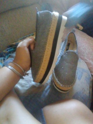 Zapatos plateados mujer talla 37