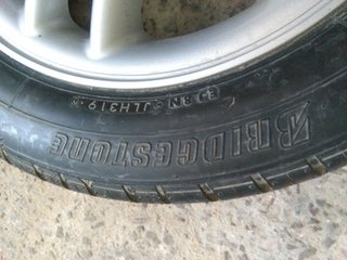 Rueda completa bridgestone Potenza re 88 nueva