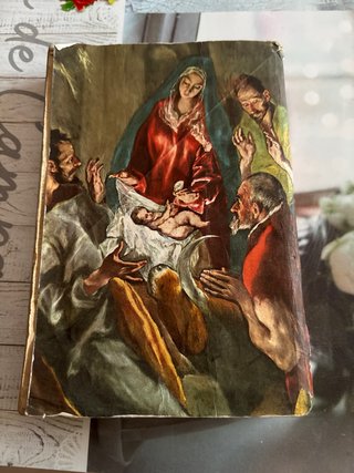 Libro antiguo de catecismo de 1962
