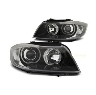 Faros Angel eyes para BMW E90 look Xenon