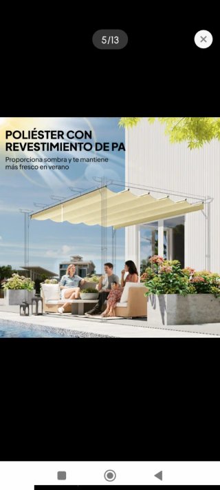 Toldo recambio para cenador 3x3