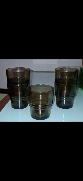 Agua. 5 Vasos aplilables Vereco humo nuevos