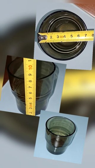 Agua. 5 Vasos aplilables Vereco humo nuevos