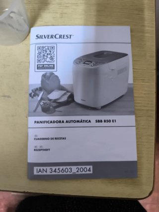 Panificadora con 16 programas