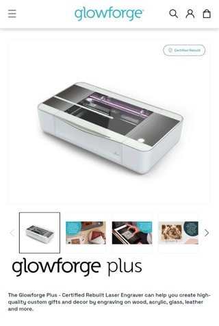 Glowforge Plus - Grabador Láser Certificado