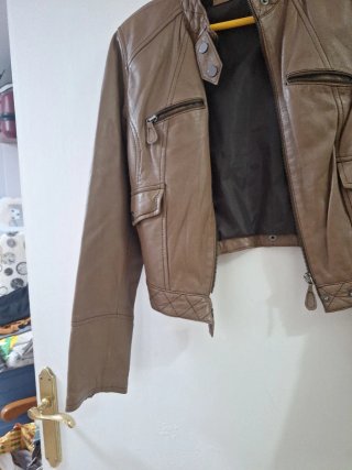 Chaqueta Zara Basic Marrón