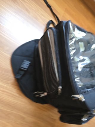 Mochila Depósito Moto con Transparencia
