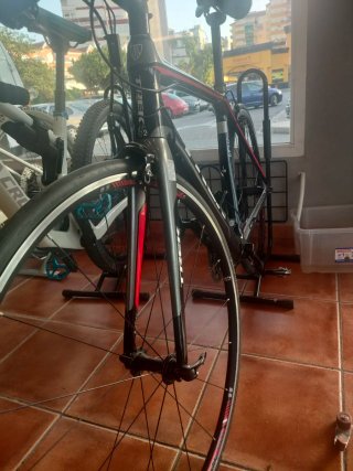 Bicicleta de carretera Trek.