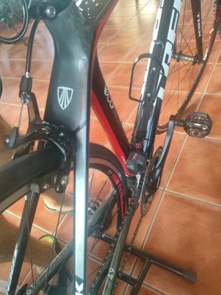 Bicicleta de carretera Trek.