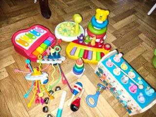 Lote Juguetes Sensoriales y Musicales Bebé