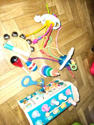 Lote Juguetes Sensoriales y Musicales Bebé