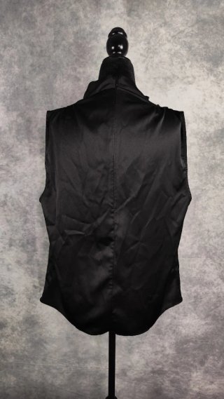 Blusa Cetim Gola Alta