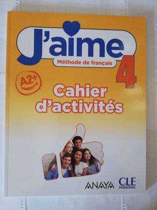 Libro, cuadernillo actividades frances Jaime 4 ESO