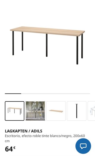 Mesa IKEA LAGKAPTEN 2