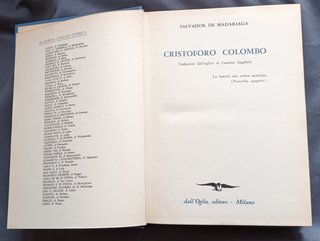 Cristoforo Colombo Collana Storica Dall'Oglio