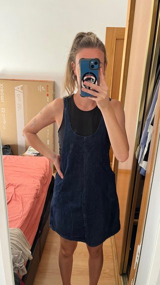 Vestido peto vaquero