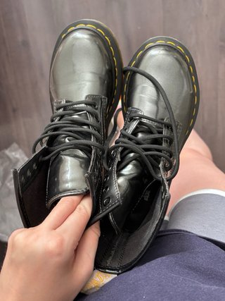 Dr. Martens 1460 W vegan chrome T36