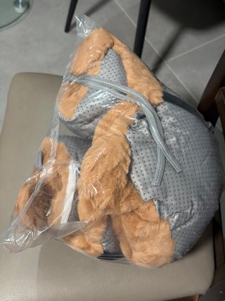Cojín para silla con respaldo diseño oso peludo