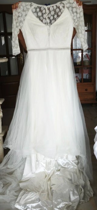 Vestido de Novia Alma Blanco Encaje