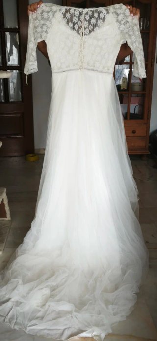 Vestido de Novia Alma Blanco Encaje