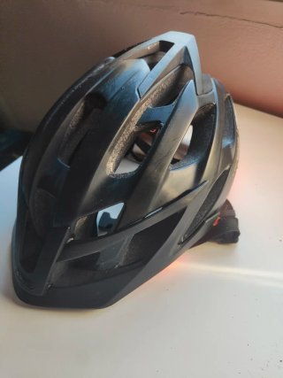 Casco Bicicleta MTB ABUS Moventor Negro/Naranja