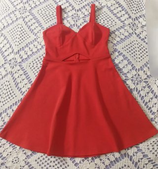 Vestido rojo Ela talla 40