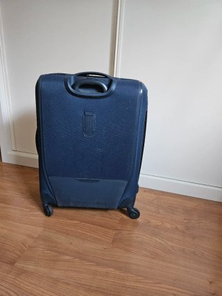 Maleta Samsonite azul Medidas 68X50X30
