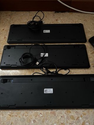Pack 3 Teclados Dell Negros