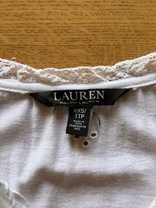 Vestido Blanco Ralph Lauren lino