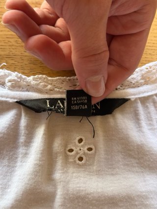 Vestido Blanco Ralph Lauren lino