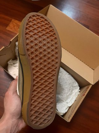Zapatillas Vans verdes caqui