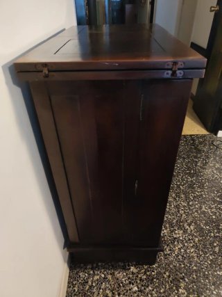Mueble Bar Madera Oscura